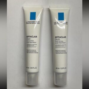 La Roche-Posay Effaclar Duo Dual Action Acne Treatment 1.3 oz Lot of 2 NEW 02/26